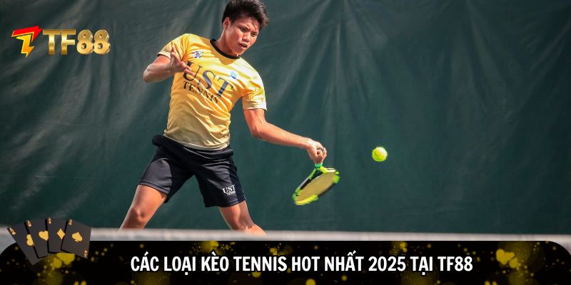 Những loại kèo tennis hot nhất 2025 tại TF88