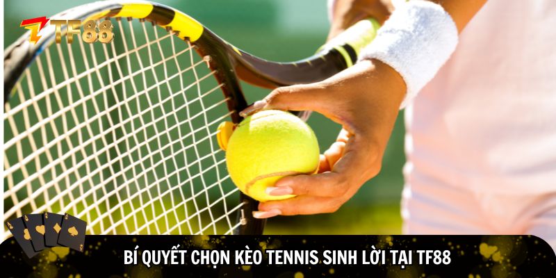 Kinh nghiệm chọn kèo tennis sinh lời tại TF88