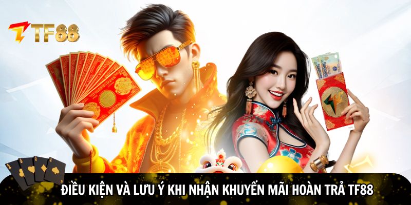 Đọc kỹ điều kiện và lưu ý khi nhận khuyến mãi hoàn trả TF88