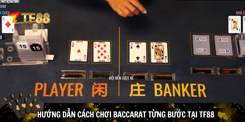 Hướng dẫn cách chơi baccarat từng bước tại TF88