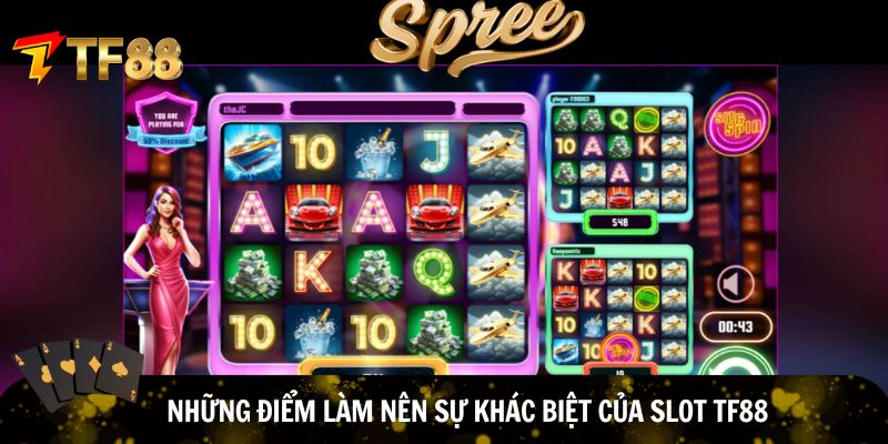 Những điểm làm nên sự khác biệt của slot TF88